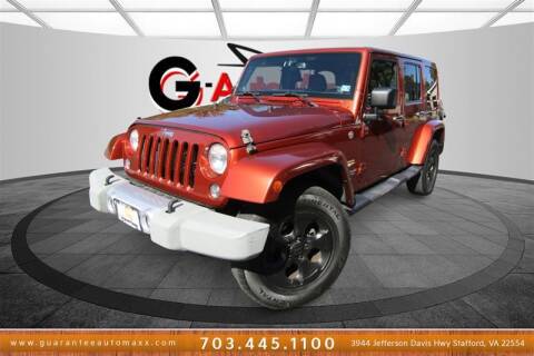 2014 Jeep Wrangler Unlimited for sale at Guarantee Automaxx in Stafford VA