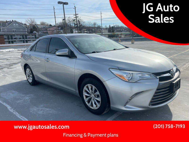 2016 Toyota Camry for sale at JG Auto Sales in North Bergen NJ