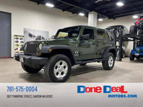 2008 Jeep Wrangler Unlimited for sale at DONE DEAL MOTORS in Canton MA