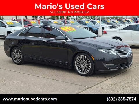 2013 Lincoln MKZ for sale at Mario's Used Cars in Houston TX
