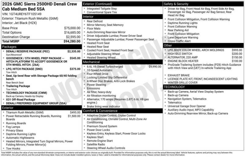 2026 GMC Sierra 2500HD