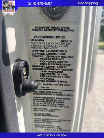 2016 Isuzu NRR