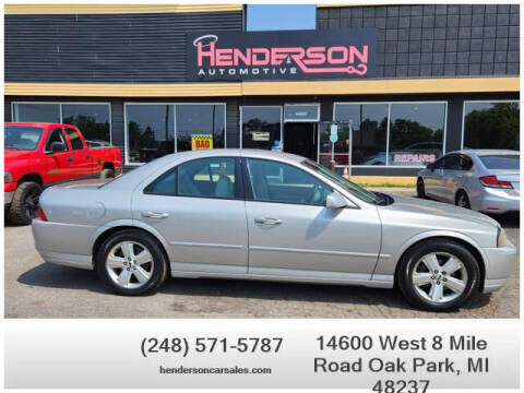 2006 Lincoln LS for sale at Henderson Automotive, LLC in Oak Park MI