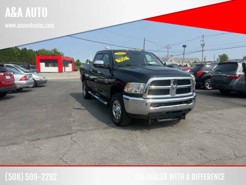 2015 RAM 2500 for sale at A&A AUTO in Fairhaven MA