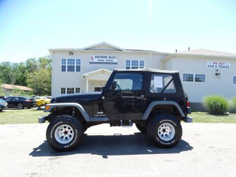 2005 Jeep Wrangler for sale at SOUTHERN SELECT AUTO SALES in Medina OH
