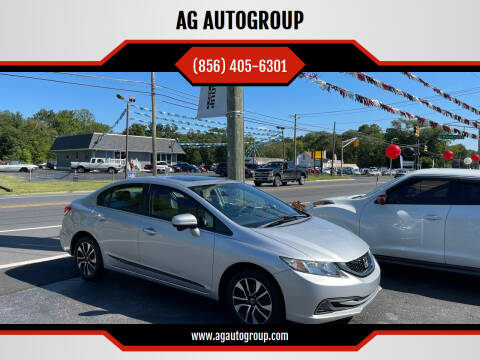 2015 Honda Civic for sale at AG AUTOGROUP in Vineland NJ
