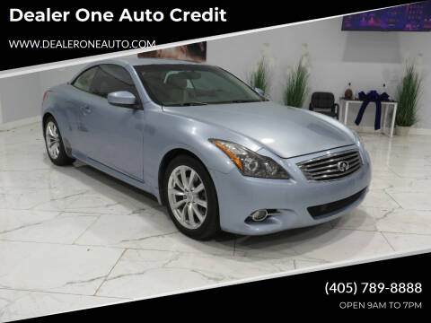 2012 Infiniti G37 Convertible for sale at Dealer One Auto Credit in Oklahoma City OK