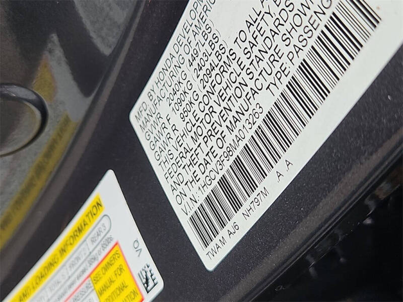 2021 Honda Accord Hybrid Touring