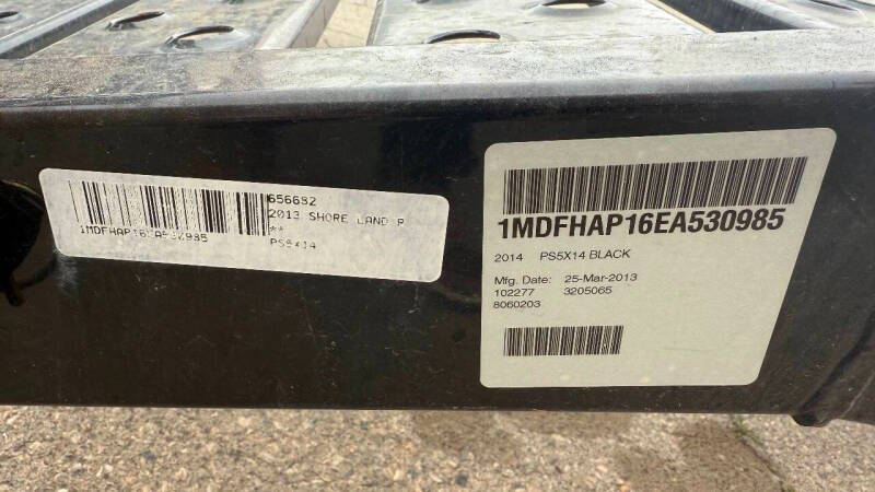 2013 Shorelandr PS5X14