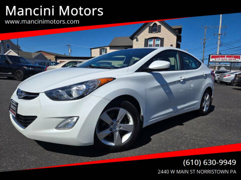 2012 Hyundai Elantra for sale at Mancini Motors in Norristown PA