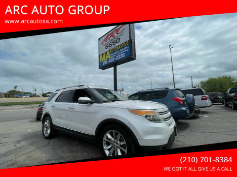 2015 Ford Explorer for sale at ARC AUTO GROUP in San Antonio TX