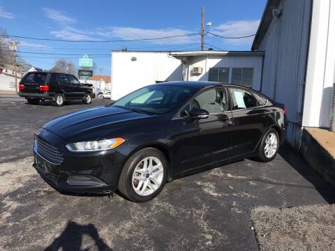2014 Ford Fusion for sale at Riverside Garage Inc. in Haverhill MA