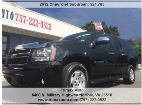 2012 Chevrolet Suburban for sale at Trimax Auto Group in Norfolk VA