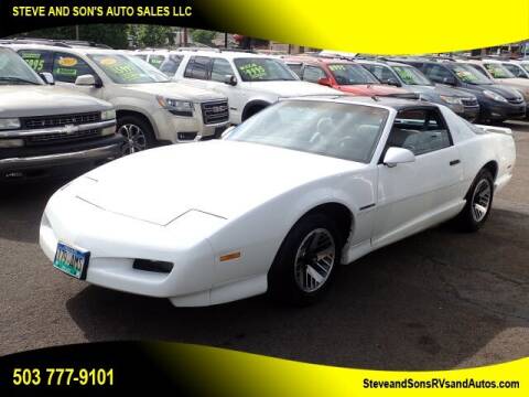 1991 Pontiac Firebird for sale at Steve & Sons Auto Sales in Happy Valley OR