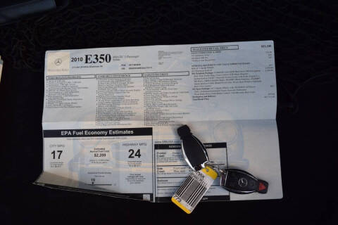 2010 Mercedes-Benz E-Class E 350 Sport 4MATIC