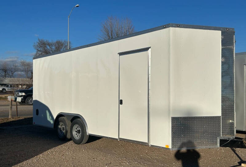 2024 Trailer by Premier 8.5x20 Enclosed White for sale at Rasmussen Auto Sales - Trailers in Central City NE