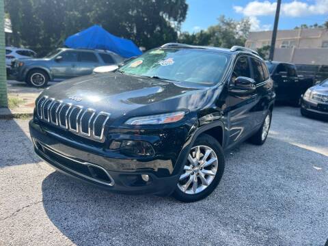 2017 Jeep Cherokee for sale at Blue Ocean Auto Sales LLC in Tampa FL