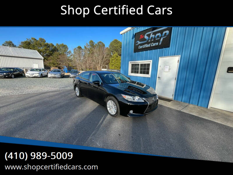 2013 Lexus ES 350 for sale at Shop Certified Cars in Easton MD