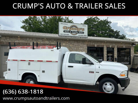 2012 RAM 3500 for sale at CRUMP'S AUTO & TRAILER SALES in Crystal City MO