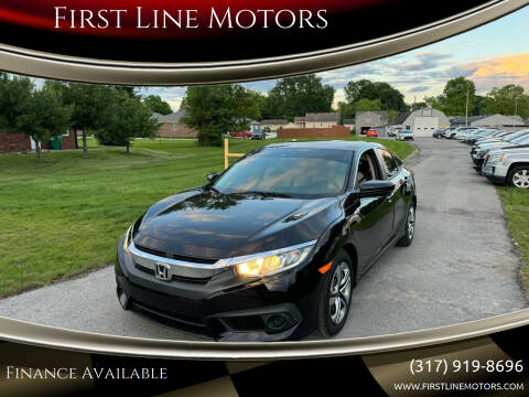 2016 Honda Civic for sale at First Line Motors in Jamestown IN