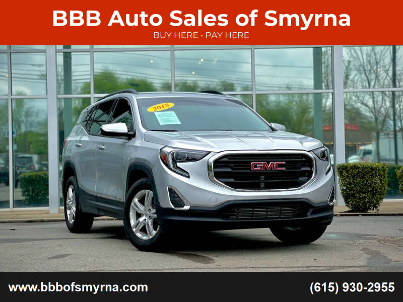 2018 GMC Terrain for sale at BBB Auto Sales of Smyrna in Smyrna TN