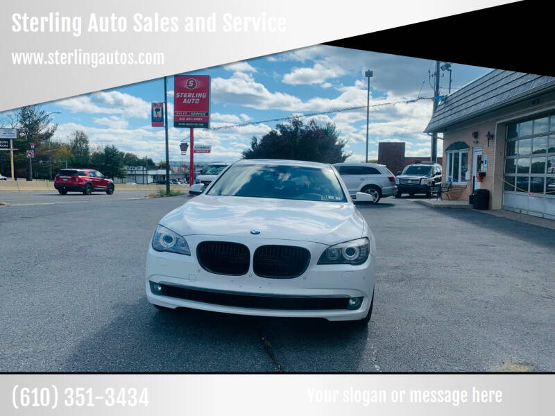 2012 BMW 7 Series for sale at Sterling Auto Sales and Service in Whitehall PA
