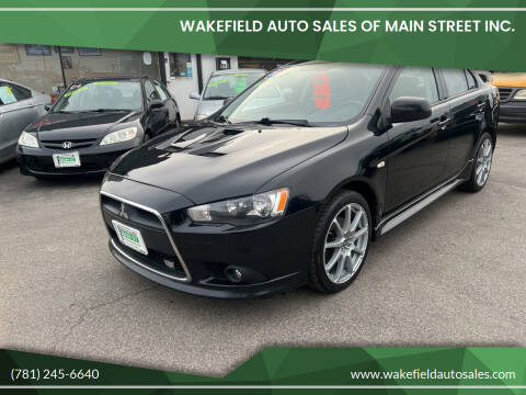 2014 Mitsubishi Lancer for sale at Wakefield Auto Sales of Main Street Inc. in Wakefield MA