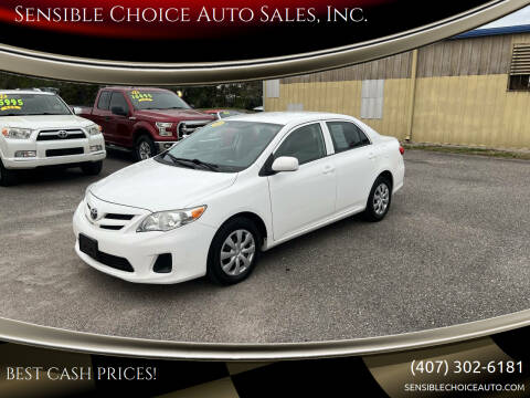 2013 Toyota Corolla for sale at Sensible Choice Auto Sales, Inc. in Longwood FL