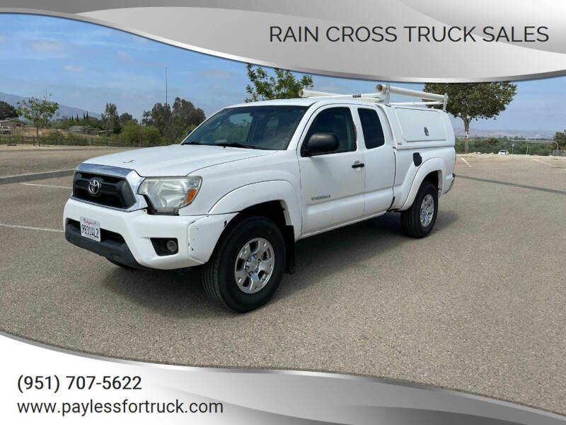 2013 Toyota Tacoma for sale at Rain Cross Truck Sales in Corona CA