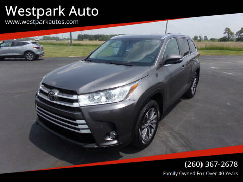 2019 Toyota Highlander for sale at Westpark Auto in Lagrange IN