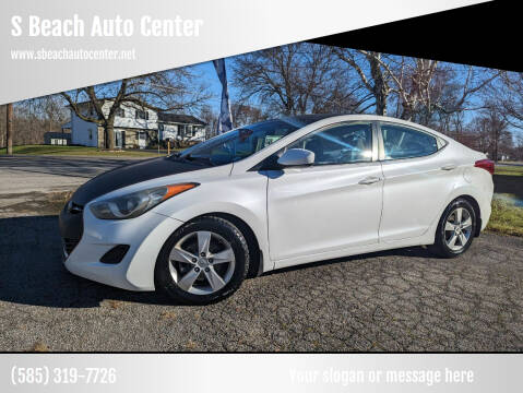 2013 Hyundai Elantra for sale at S Beach Auto Center in Leicester NY