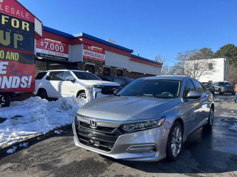 2018 Honda Accord for sale at HW Auto Wholesale in Norfolk VA
