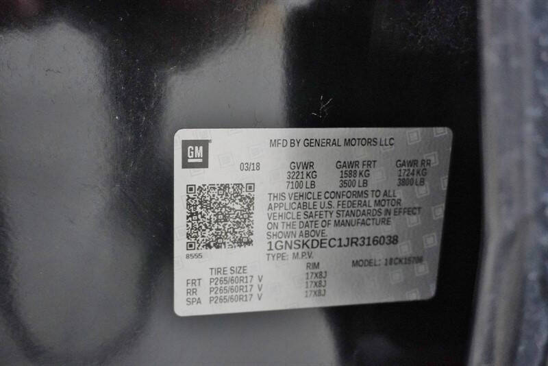 2018 Chevrolet Tahoe Police