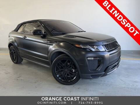 2018 Land Rover Range Rover Evoque Convertible for sale at ORANGE COAST CARS in Westminster CA