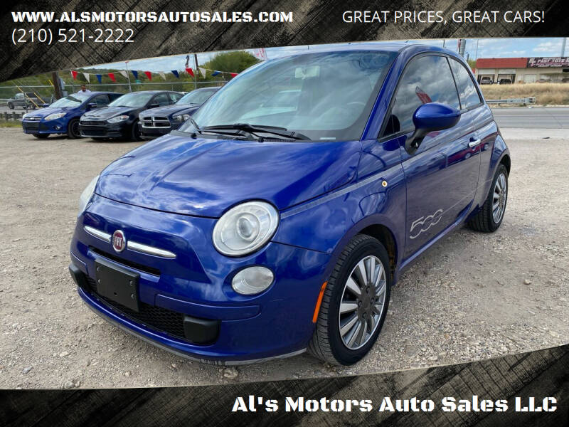 2013 FIAT 500 for sale at Al's Motors Auto Sales LLC in San Antonio TX