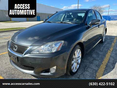 2009 Lexus IS 250 for sale at ACCESS AUTOMOTIVE in Bensenville IL