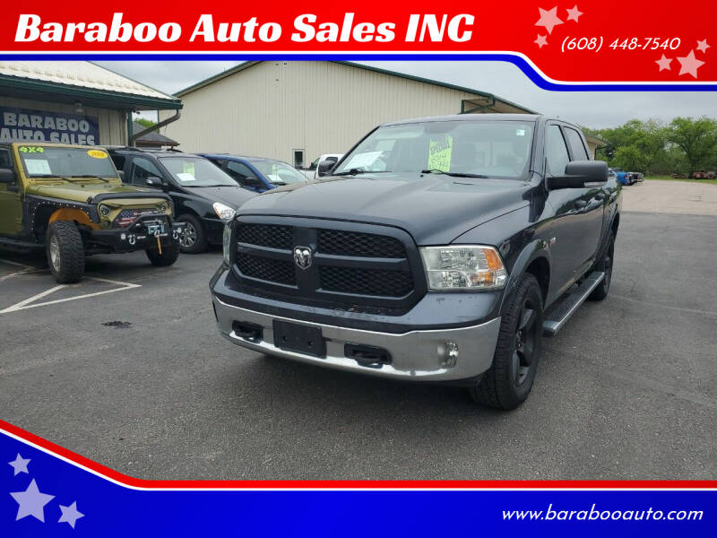 2014 RAM Ram Pickup 1500 for sale at Baraboo Auto Sales INC in Baraboo WI