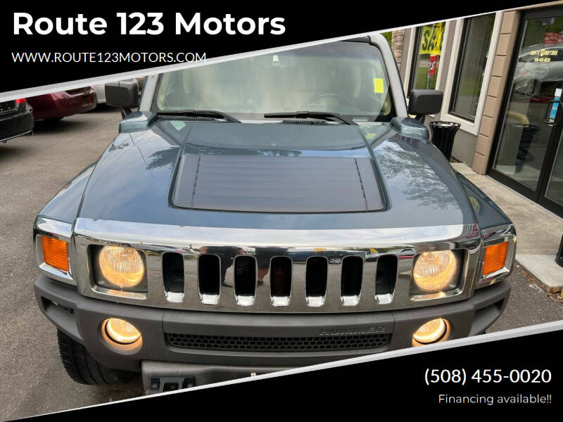 2006 HUMMER H3 for sale at Route 123 Motors in Norton MA