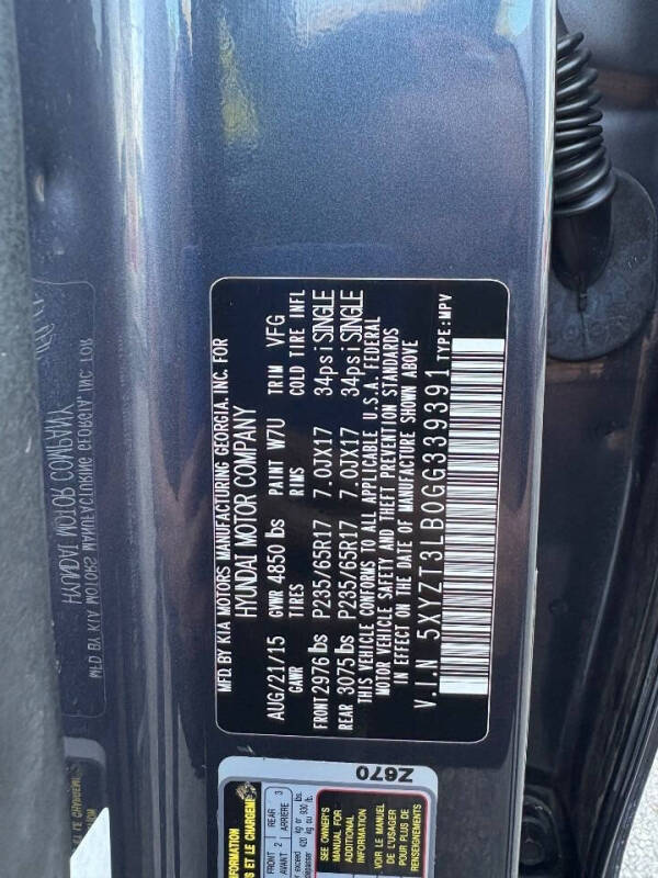 2016 Hyundai Santa Fe Sport 2.4L