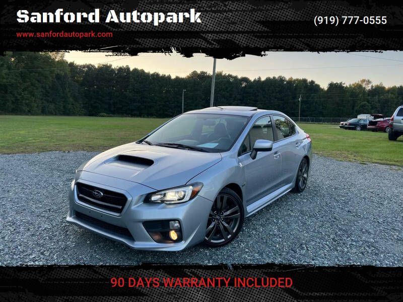 2016 Subaru WRX for sale at Sanford Autopark in Sanford NC