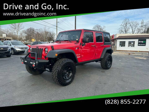 2012 Jeep Wrangler Unlimited for sale at Drive and Go, Inc. in Hickory NC