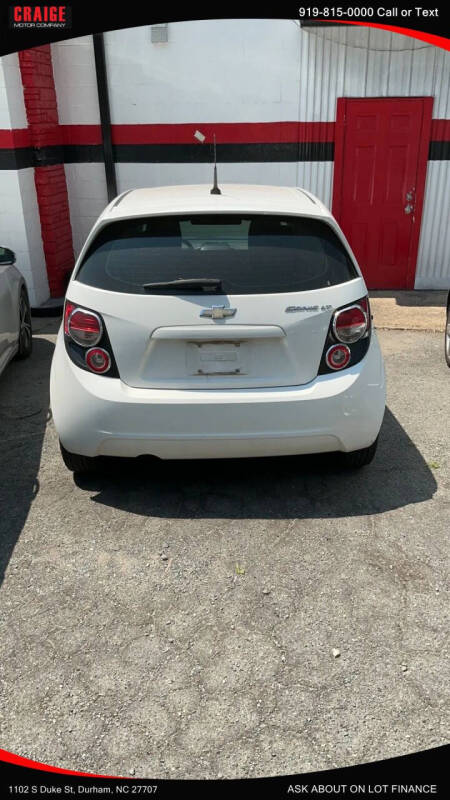 2012 Chevrolet Sonic LT