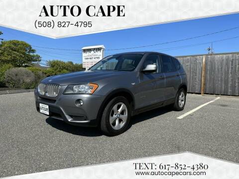 2011 BMW X3 for sale at Auto Cape in Hyannis MA