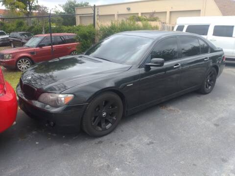 2008 BMW 7 Series for sale at LAND & SEA BROKERS INC in Pompano Beach FL