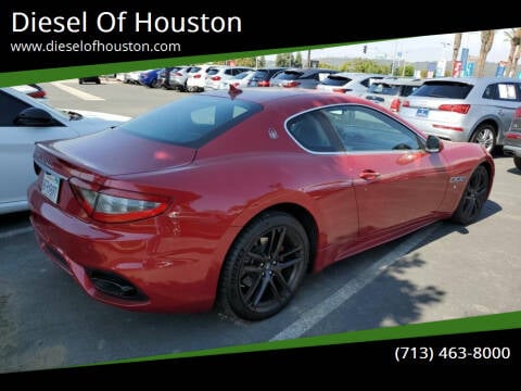 2018 Maserati GranTurismo for sale at Diesel Of Houston in Houston TX