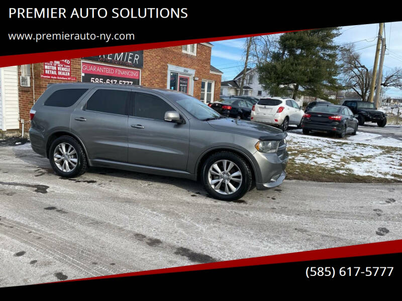 2011 Dodge Durango for sale at PREMIER AUTO SOLUTIONS in Spencerport NY