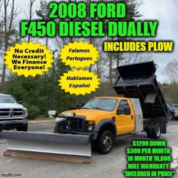 2008 Ford F-450 Super Duty for sale at D&D Auto Sales, LLC in Rowley MA
