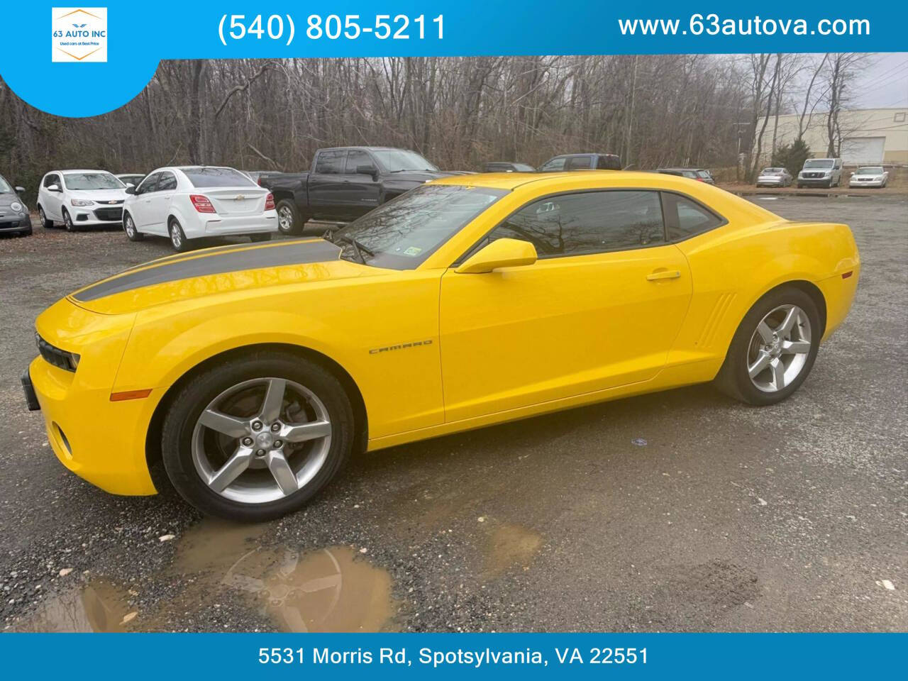 2011 Chevrolet Camaro for sale at 63 Auto Inc in Spotsylvania, VA