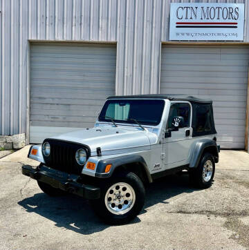 2004 Jeep Wrangler for sale at CTN MOTORS in Houston TX