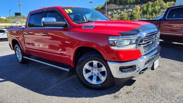 Used 2019 RAM Ram 1500 Pickup Laramie with VIN 1C6SRFJT9KN739181 for sale in Hazard, KY